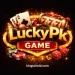 LuckyPk Game casino logo on dark background