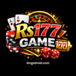 Rs177 Game casino logo with dice and poker chips