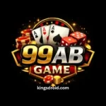 99AB Game logo with casino icons on dark background