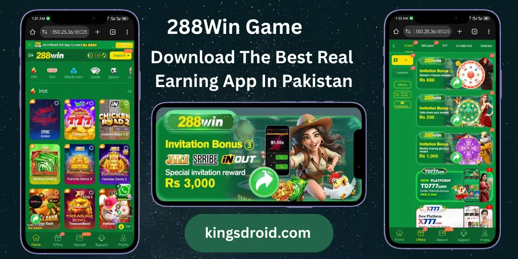 288Win Game real earning app in pakistan